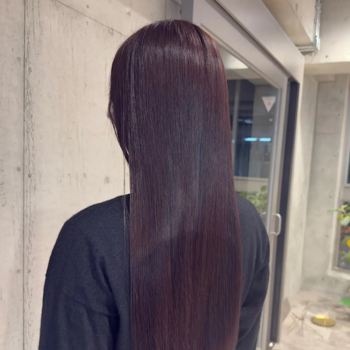 ロング カラー カット ヘアカラー トリートメント 柔め透明感血色カラー 暖色/レイヤー/ゆいのヘアスタイル