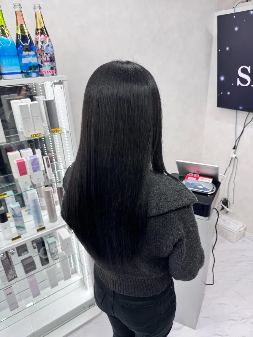 ロング カラー ヘアカラー ブリーチ/エクステ モデル募集中🖤のヘアスタイル