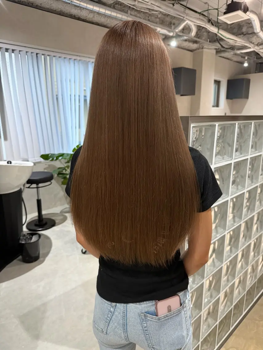 ロング hirano harukaのヘアスタイル