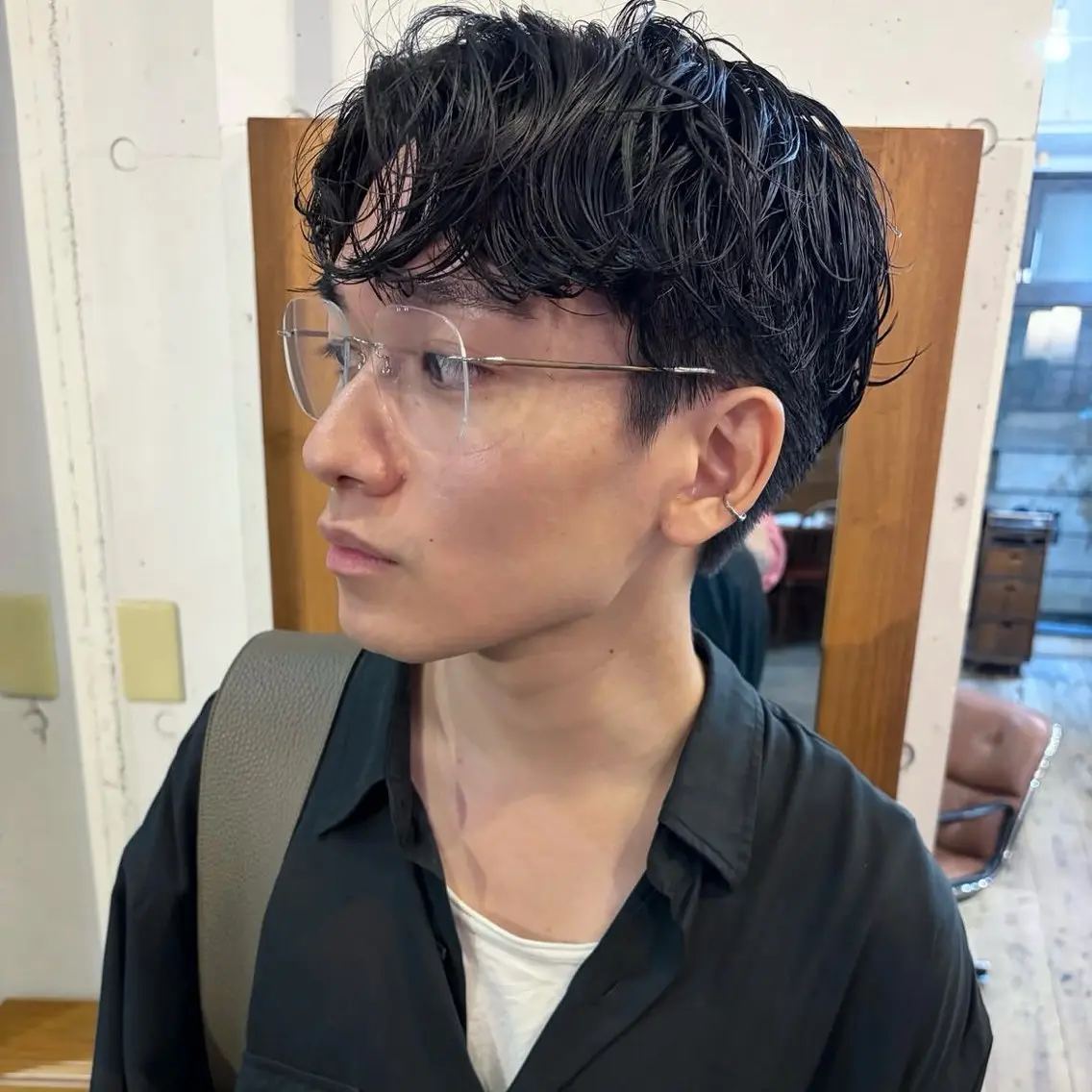 ショート パーマ メンズ 原宿/くるくるパーマ 🌴yacoのヘアスタイル