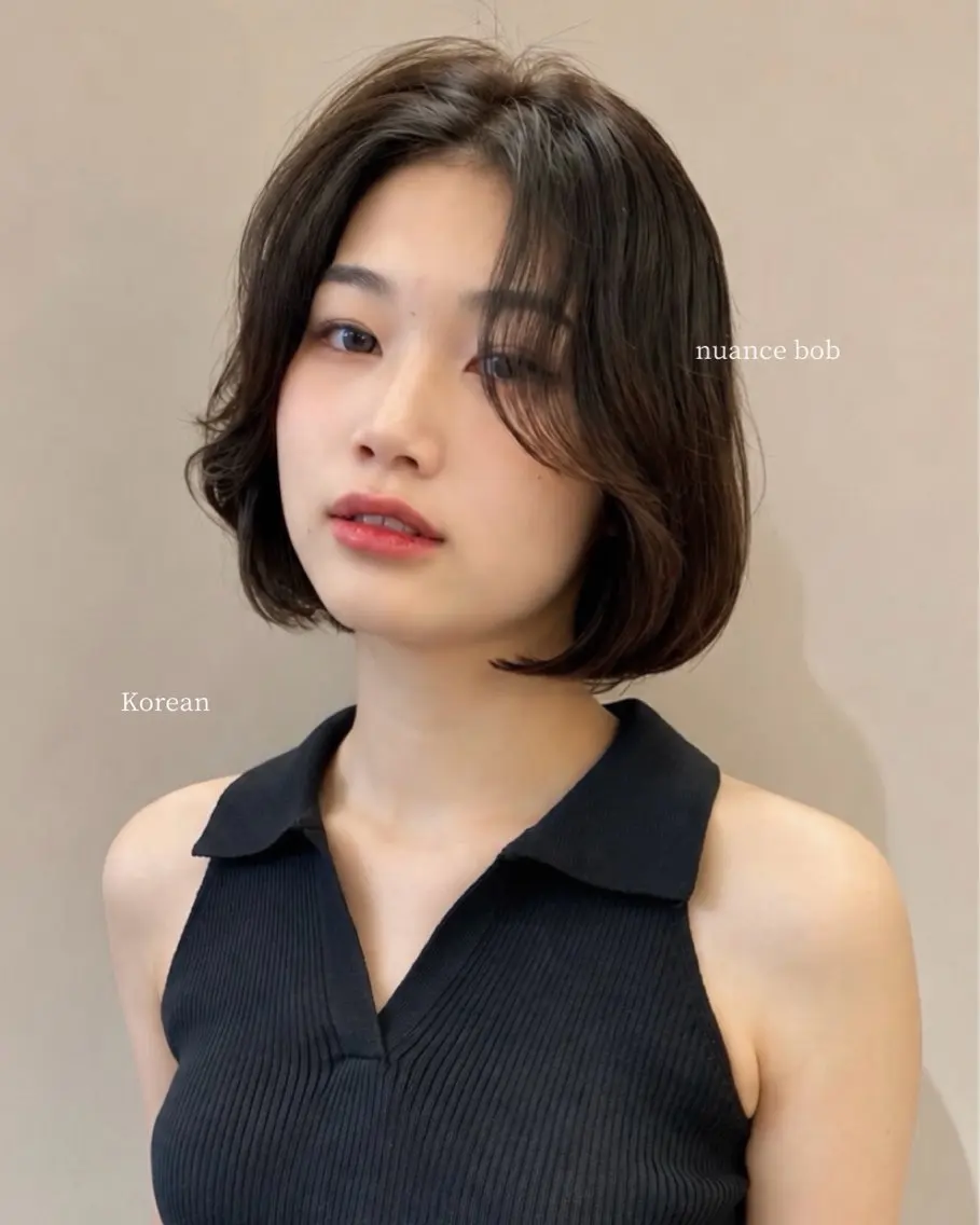ショート 切りっぱなしボブ ボブ 縮毛矯正 カット ヘアカラー タッセルボブ /DAIKIのヘアスタイル