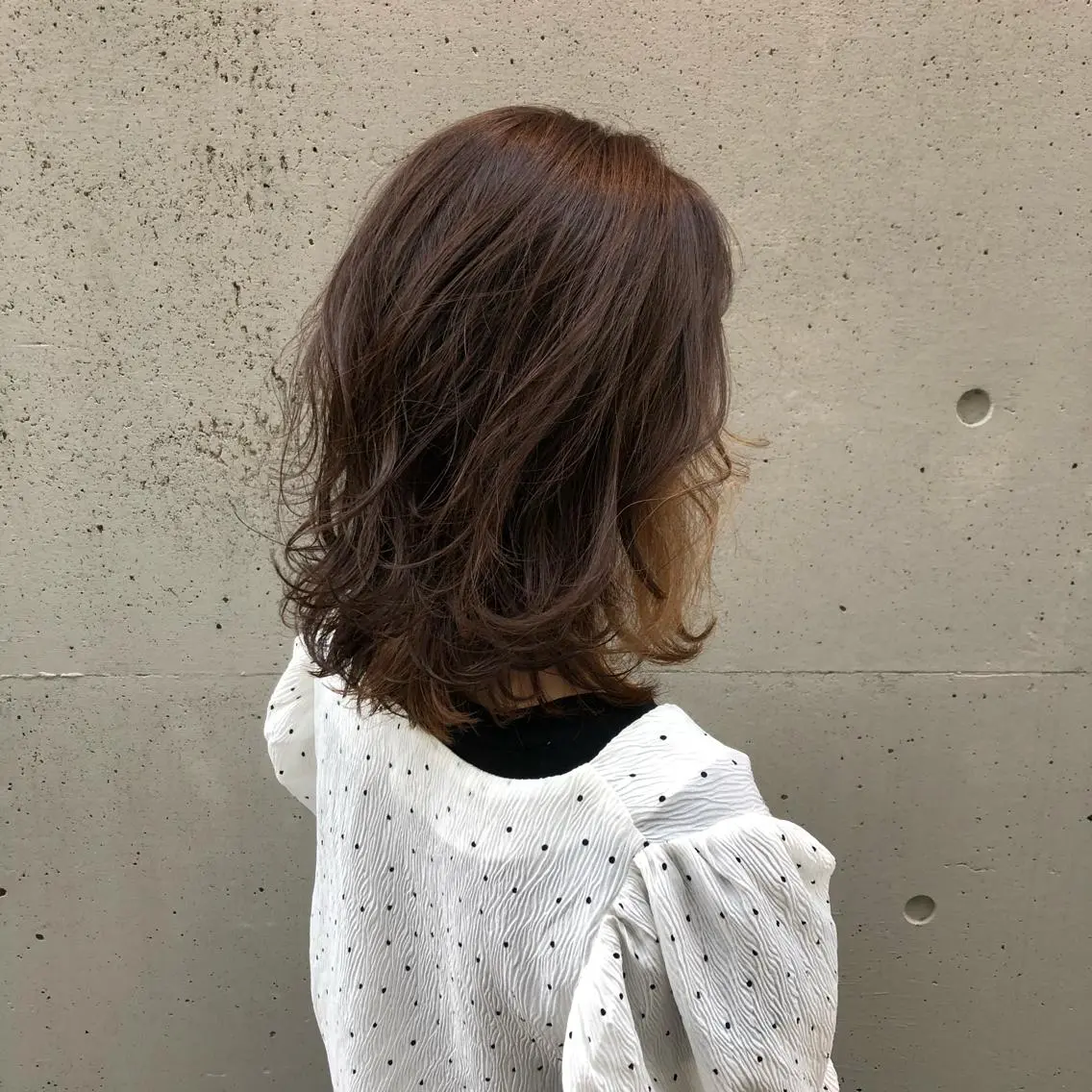 ミディアム カラー ブリーチ インナーカラー カット ヘアカラー トリートメント 酸性縮毛矯正🧴韓国 レイヤー/髪質改善のヘアスタイル