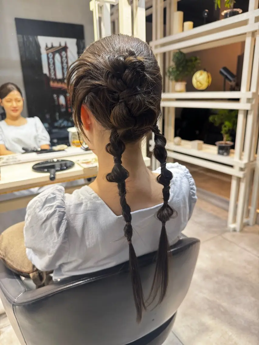 ロング ヘアアレンジ ヘアセット 似合う髪型が 分からない方へのヘアスタイル