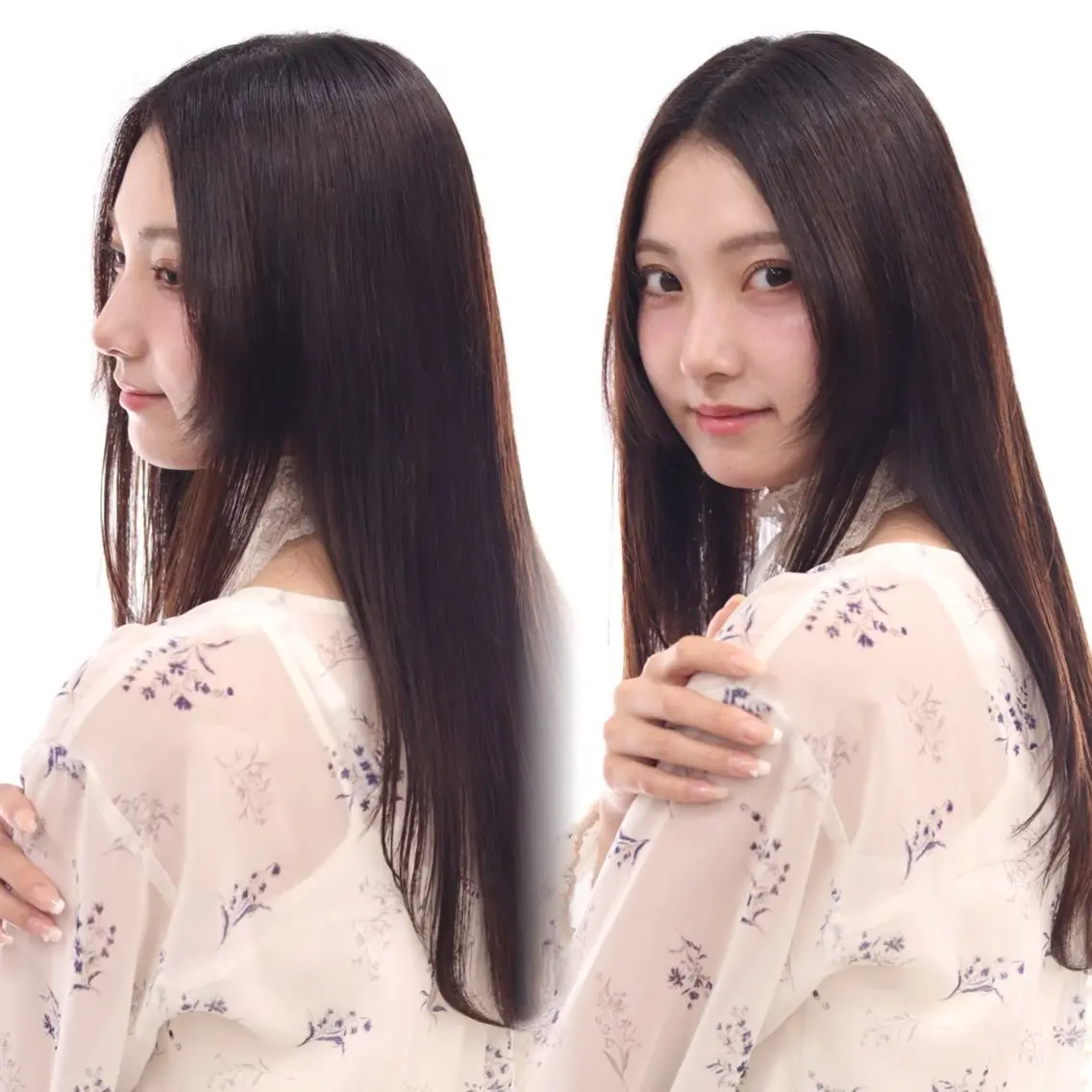 ロング 縮毛矯正 艶髪 垢抜けカラー 🫧渡邉優星のヘアスタイル