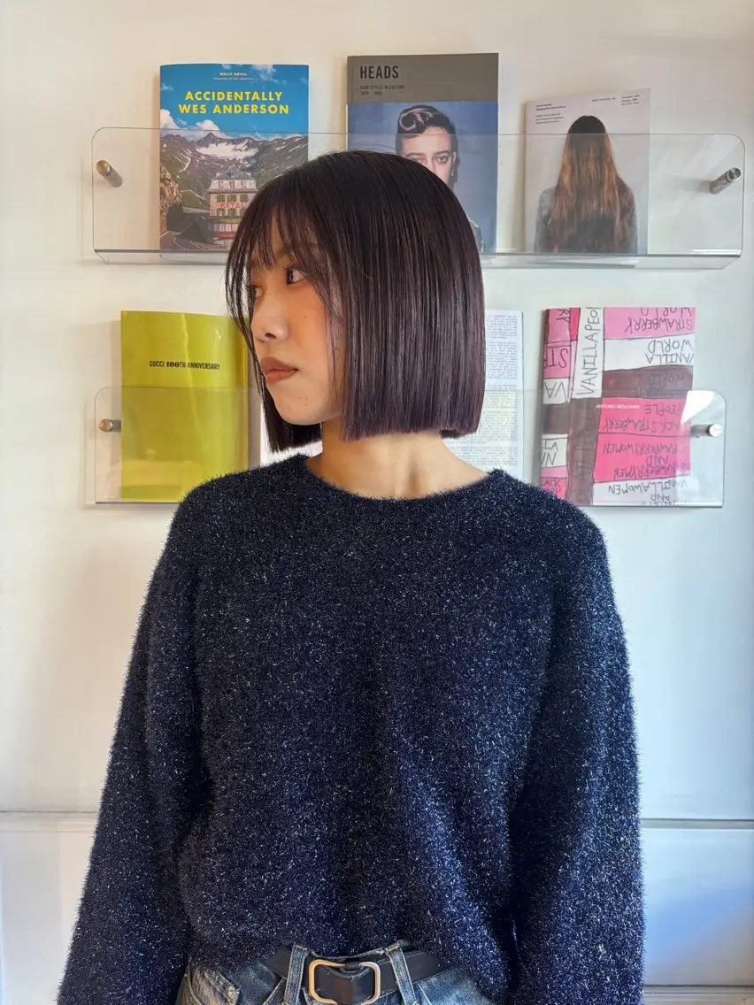 ショート 切りっぱなしボブ ボブ saya/似合わせ /透明感カラーのヘアスタイル