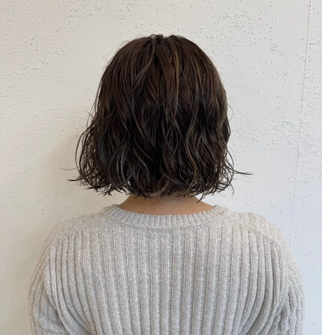 ショート カット パーマ トリートメント ハードパーマ Rico💜のヘアスタイル