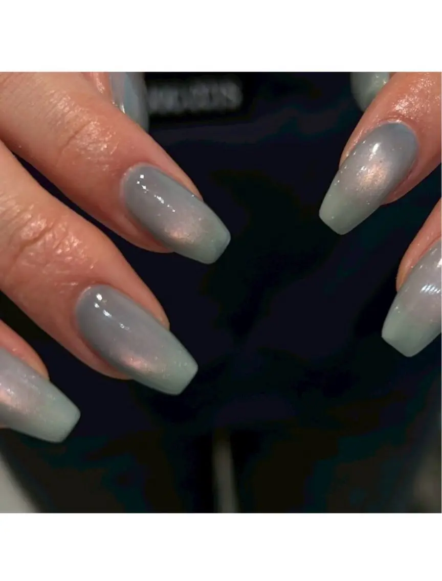 ネイル マグネットネイル マグネットワンカラー ワンカラーネイル まは🌺Zina荻窪 nailのネイルデザイン