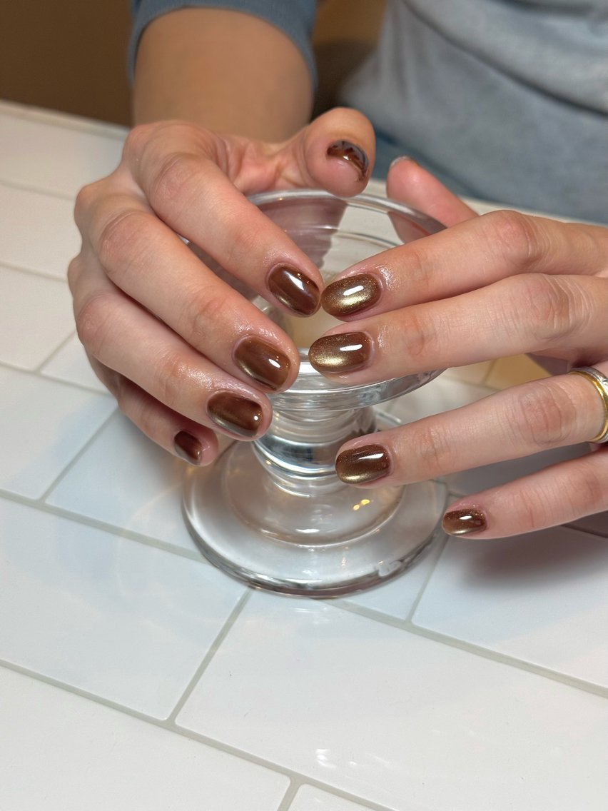 ネイル マグネットネイル ハンドネイル BLOOM nail salonのネイルデザイン