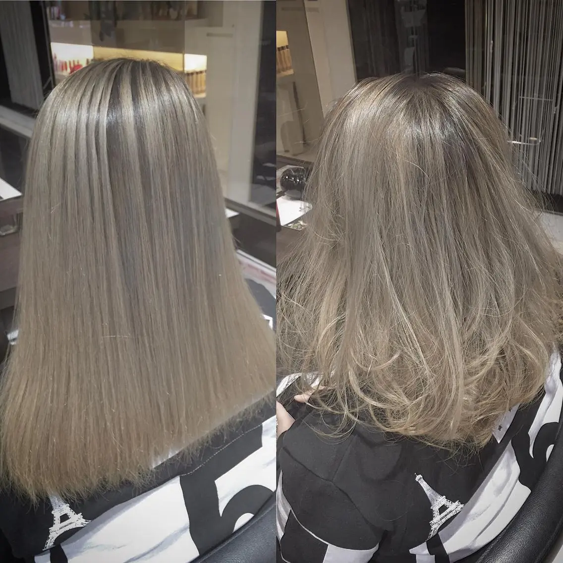 ミディアム カラー グラデーションカラー シルバー メンズ特化美容師 カラー専門ぺーターのヘアスタイル