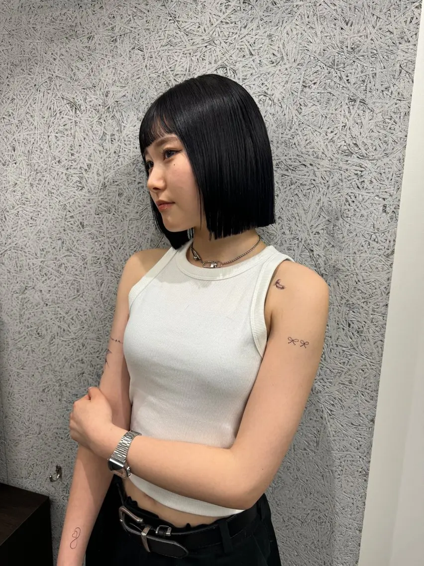 ショート カラー カット ヘアカラー トリートメント ボブ/レイヤーカット 縮毛矯正/コウキ新宿のヘアスタイル