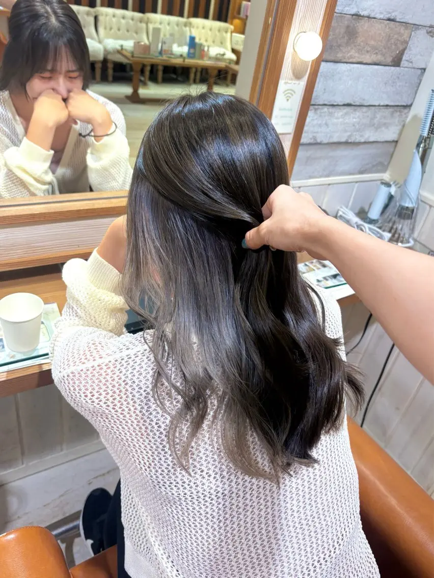 セミロング カラー ヘアカラー 🌸小島友梨香🌸 ブリーチカラーのその他イメージ