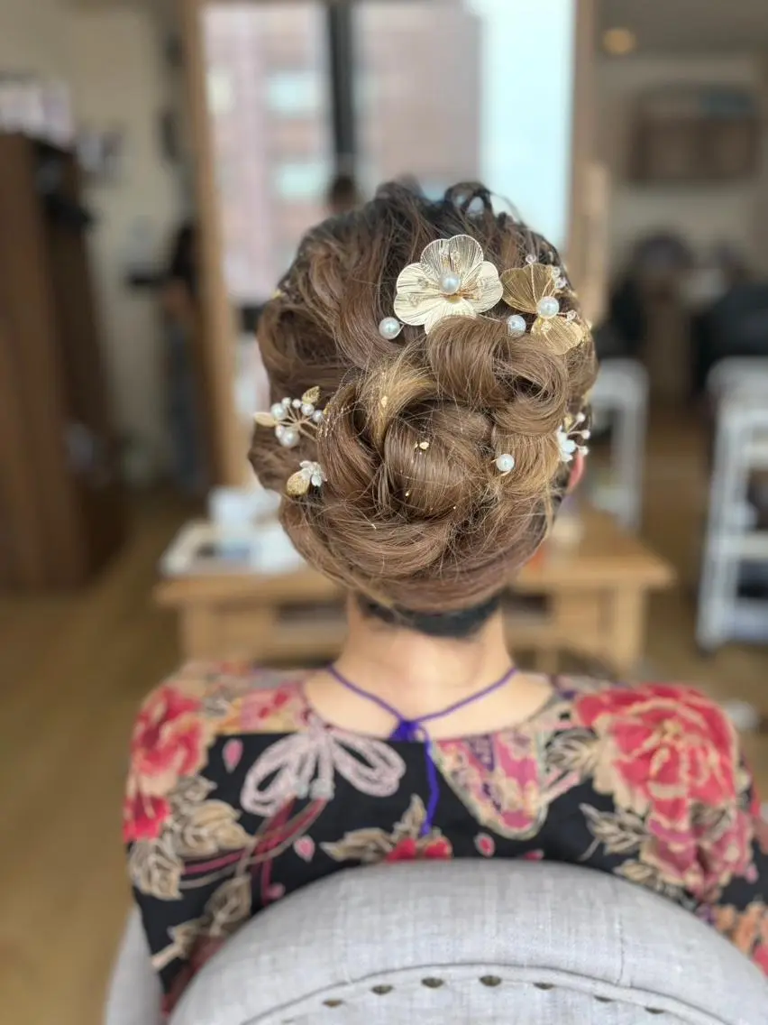 【祇園祭限定】　ヘアセットの写真