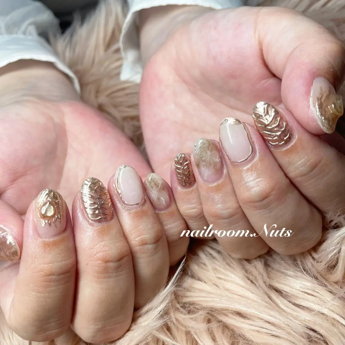 ネイル ハンドネイル nailsalon Nutsのネイルデザイン