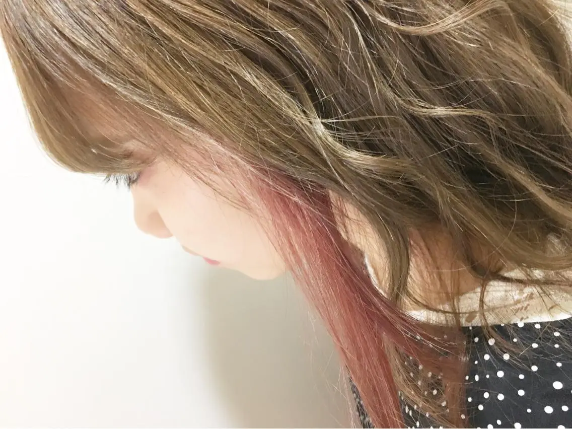 カラー ピンクカラー 永井 大希のヘアスタイル