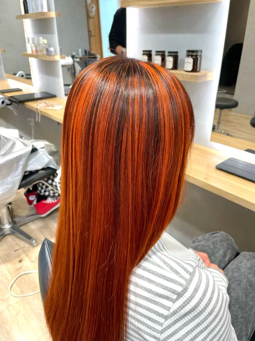 ロング カラー 我舞谷 将人のヘアスタイル
