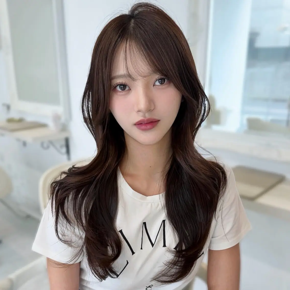ロング カラー ブリーチ ダブルカラー ブリーチなしカラー 髪質改善 トリートメント カット ヘアカラー 無料カットモデル🩶 Jr.メニューはるかのヘアスタイル