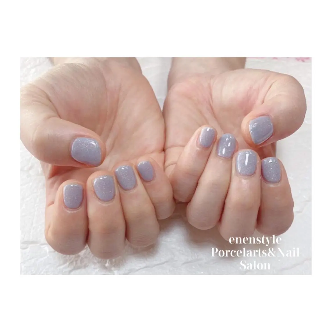 ショート ネイル ジェルネイル ニュアンスネイル オフィスネイル ワンカラーネイル パラジェル 🐾enen style 🐾のネイルデザイン