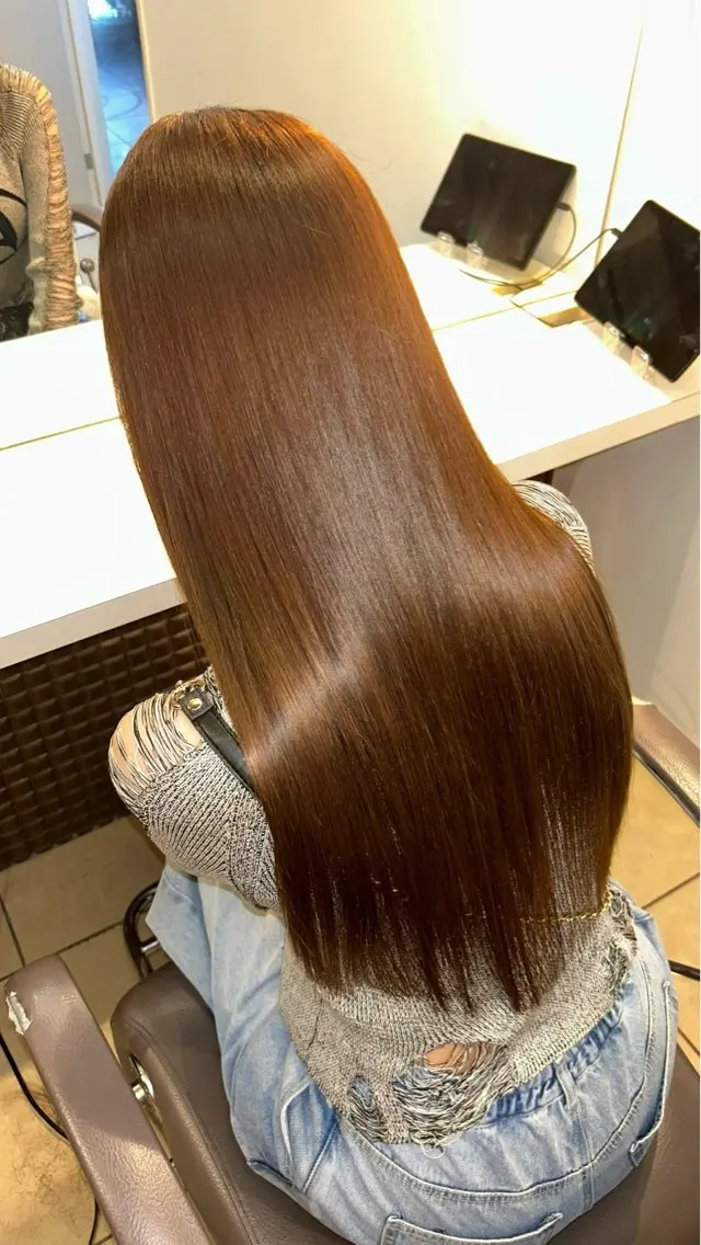 カラー 艶カラー  髪質改善 🍓苺奈のヘアスタイル