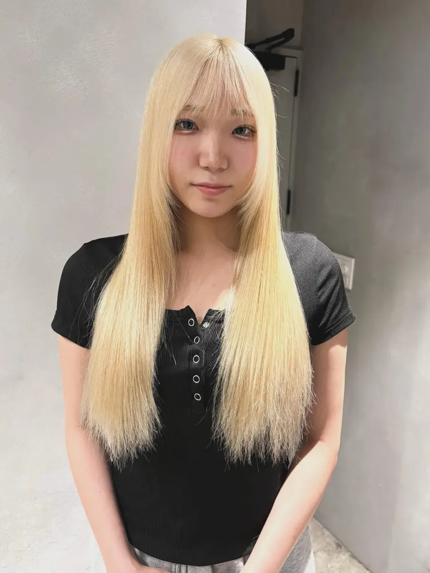ロング カラー ヘアカラー トリートメント Juna✂️ レイヤー / ボブのヘアスタイル