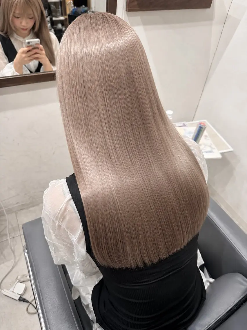 ロング カラー ヘアカラー トリートメント 🍀お悩み改善憧れの 美髪　小林風雅のヘアスタイル