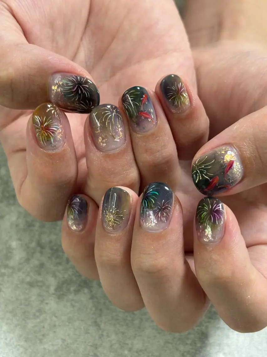 ネイル ハンドネイル FIORITURA Maikoのネイルデザイン