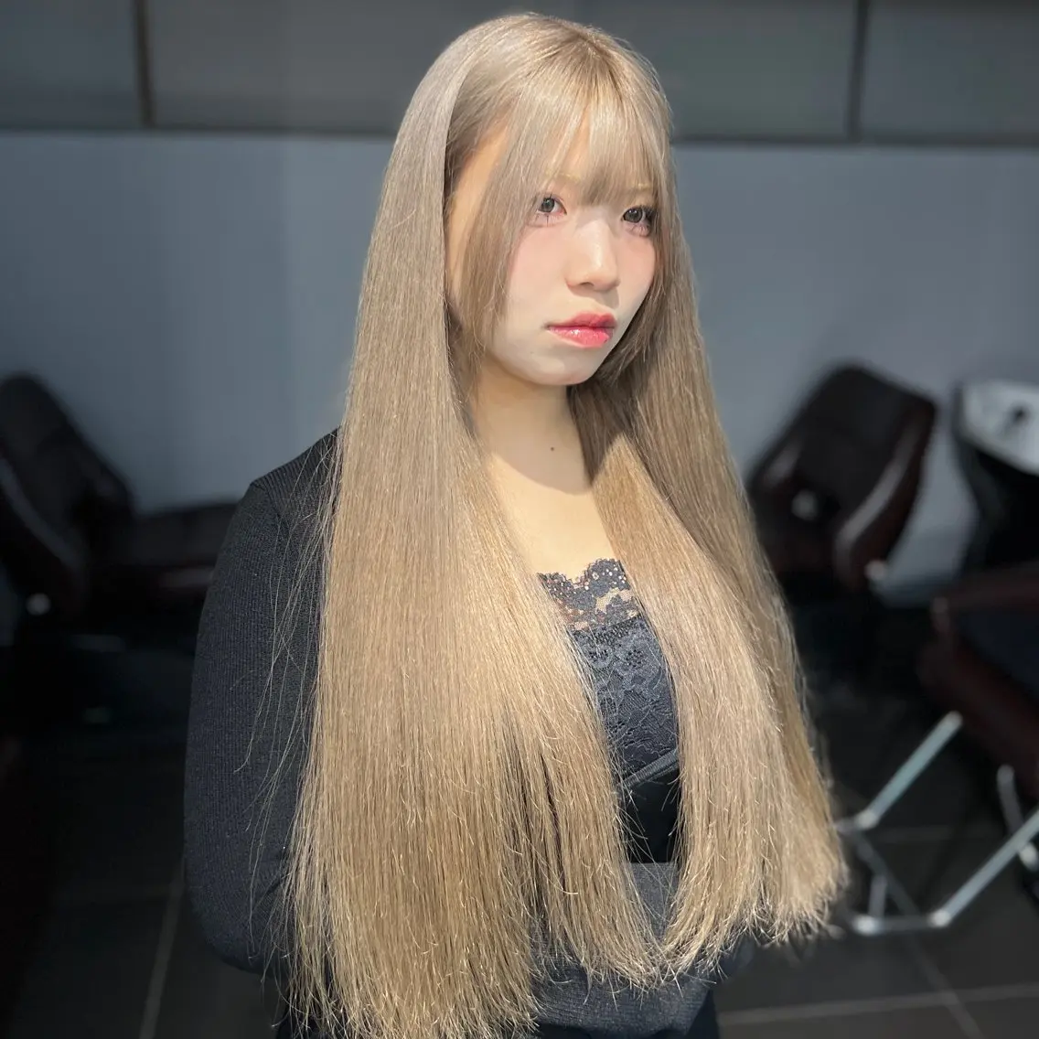 ロング カラー 透明感カラー / Rio👶🏻💞のヘアスタイル