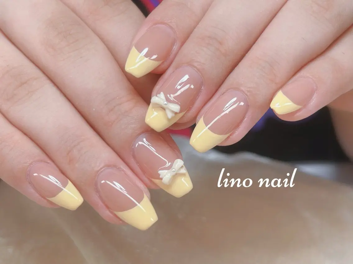 ネイル フレンチネイル ハンドネイル Lino Nailのネイルデザイン