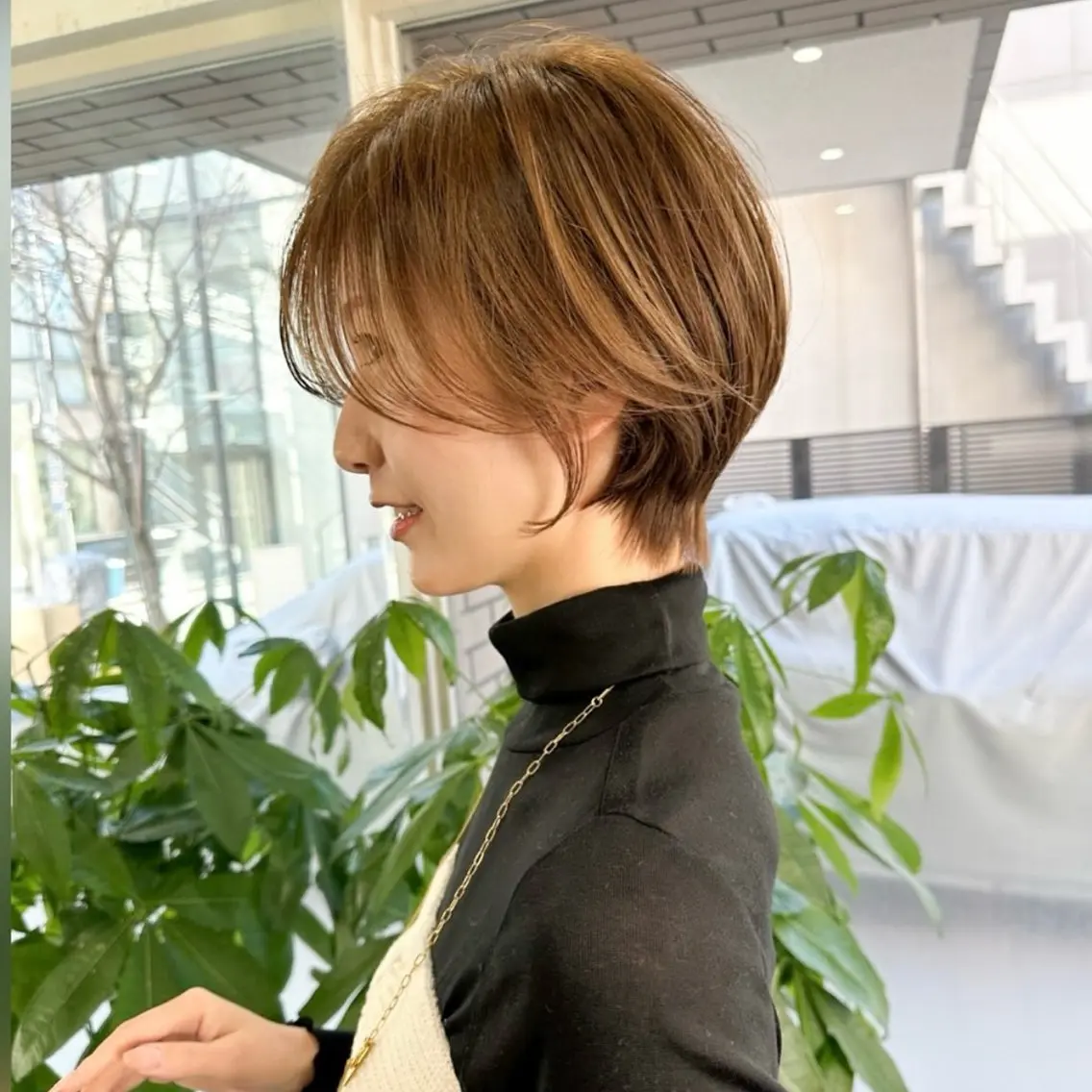 ショート 艶カラー/ヘアセット 着付け　ふうか　渋谷のヘアスタイル