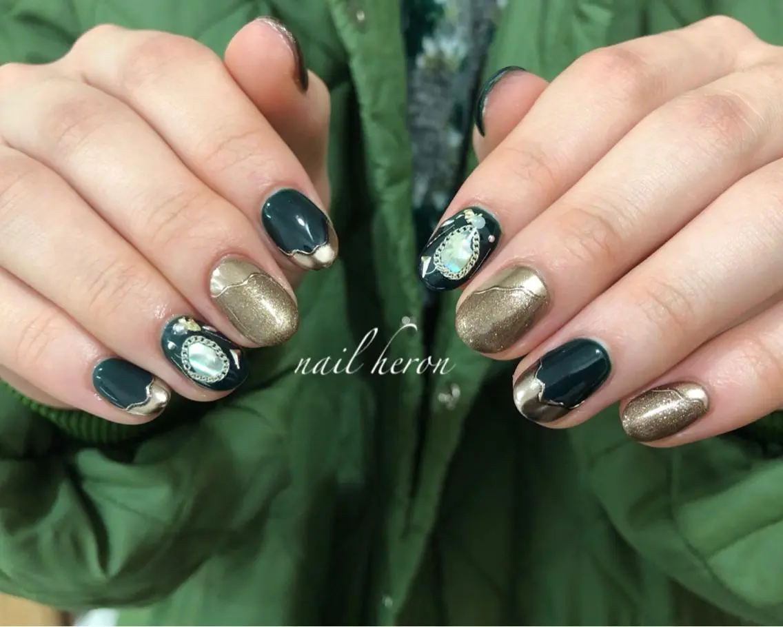 ネイル ハンドネイル saki_ nail heronのネイルデザイン