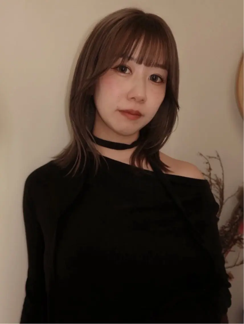 ミディアム カラー 透明感カラー 髪質改善 似合わせカット カット ヘアカラー NOViiiCE ボブ/ブリーチなしのヘアスタイル