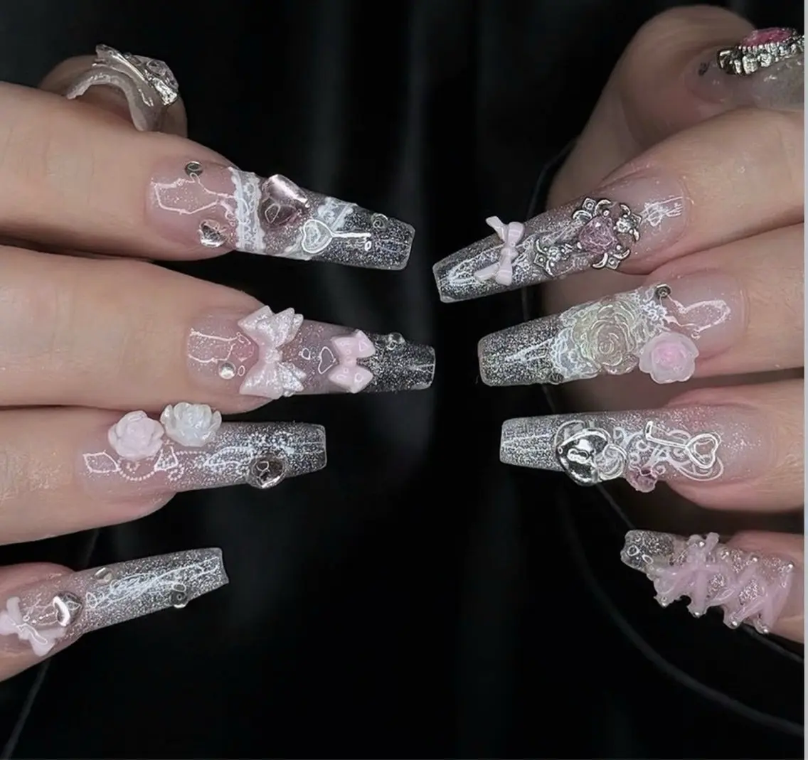 ネイル Nailグリン 🍑のネイルデザイン
