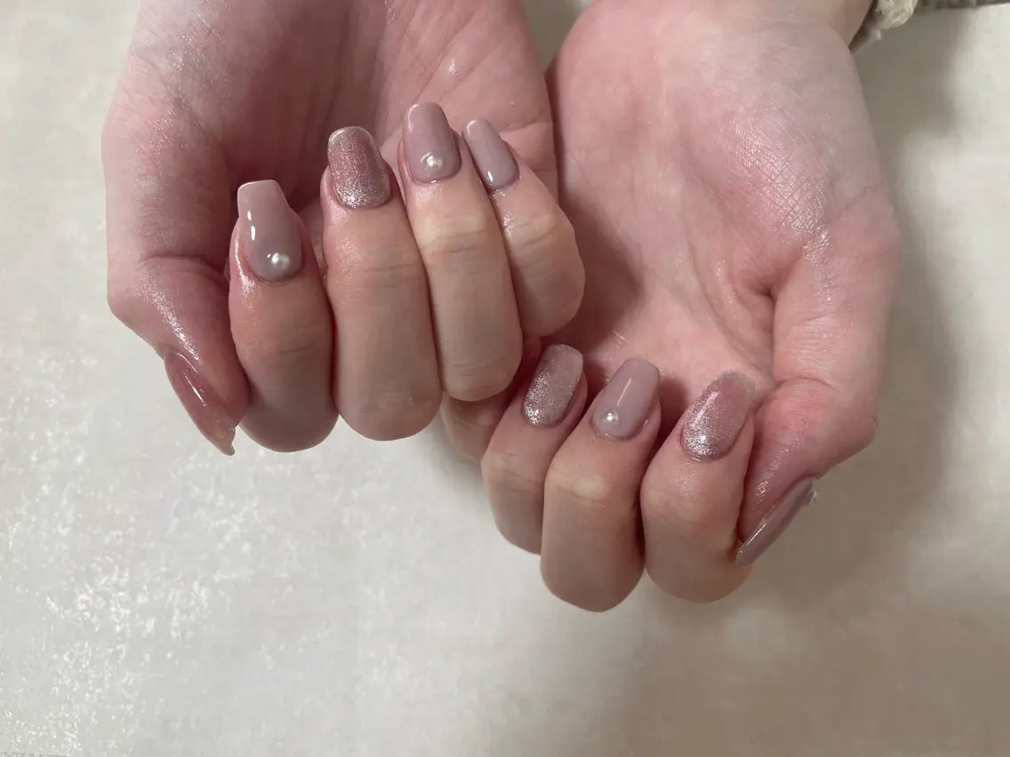 ネイル ジェルネイル 韓国ネイル メンズネイル パラジェル シンプルネイル kiki nail たまプラーザのネイルデザイン