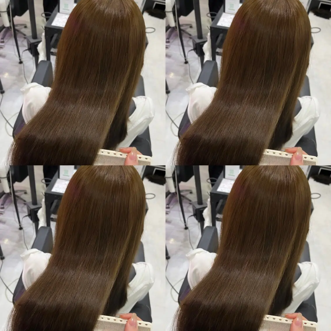 ロング カラー ヘアカラー トリートメント 🦋REISA🦋 エクステ×ハイトーンのヘアスタイル