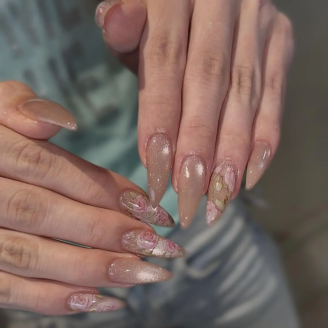 ミディアム ハンドネイル 🦋Nail Amo🦋のネイルデザイン