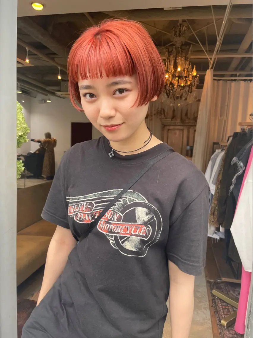 【透明感カラー】カット＋プレミアムケアカラーの写真