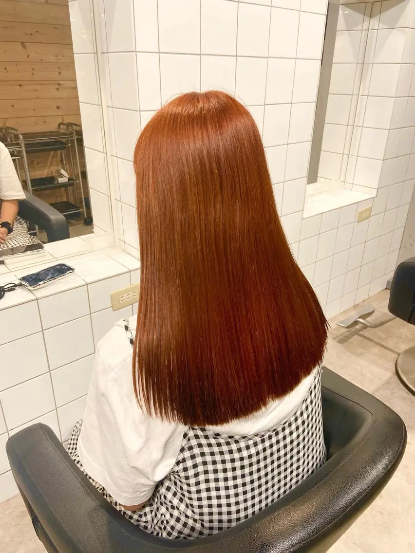 ロング カラー ラベンダー💜 グレージュ🩶のヘアスタイル