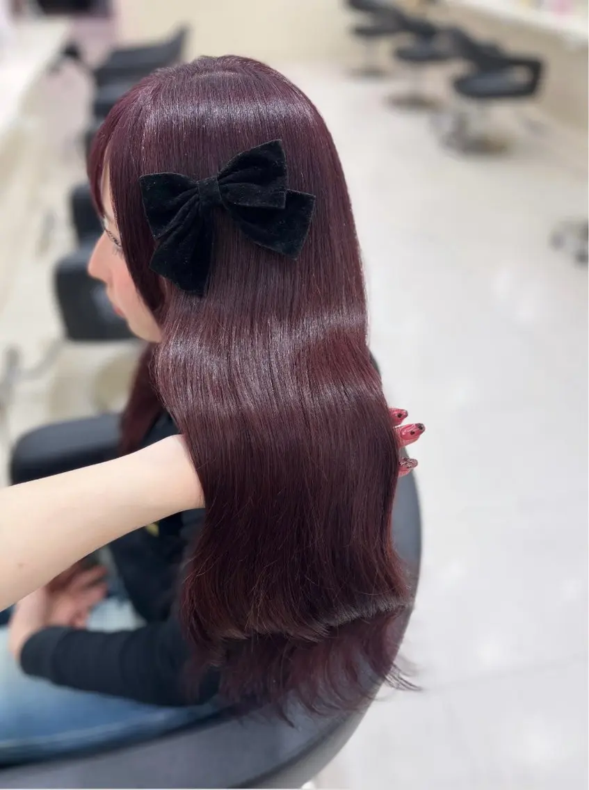 カラー ヘアカラー トリートメント ベージュ・ラベンダー カラー🎀りりのヘアスタイル