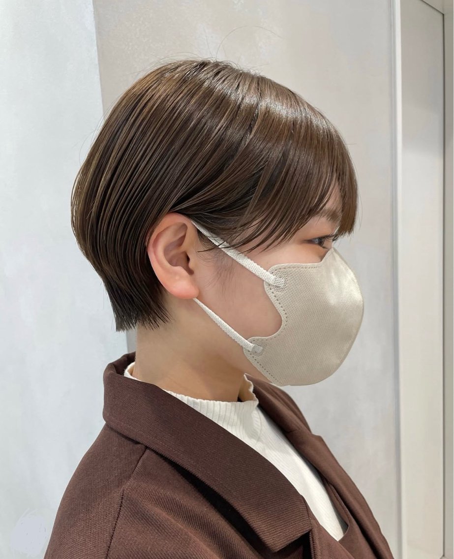 ショート カット イトノ リュウのヘアスタイル