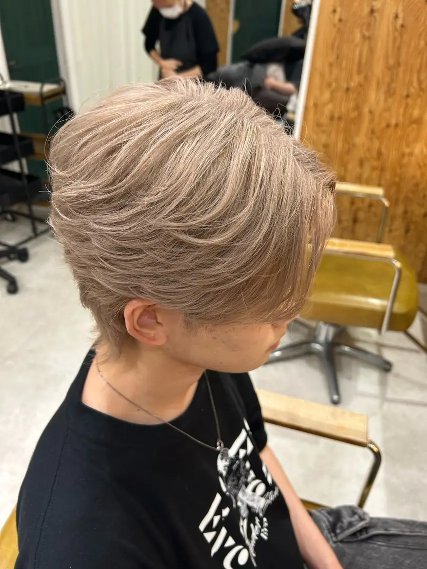 カラー ヘアアレンジ メンズ カット ヘアカラー 《海外ヘア特化》 早川 愛斗のヘアスタイル