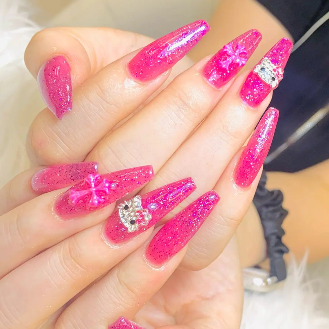 ネイル チークネイル 長さ出し フラッシュネイル フレンチネイル グラデーション ハンドネイル AN NAIL SALONのネイルデザイン
