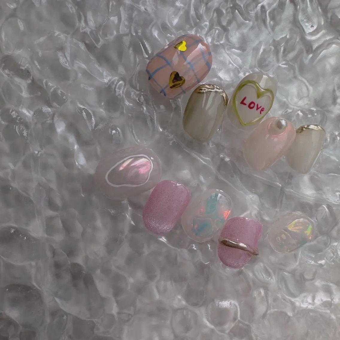 ネイル lili.nail y2k/長さ出しのネイルデザイン