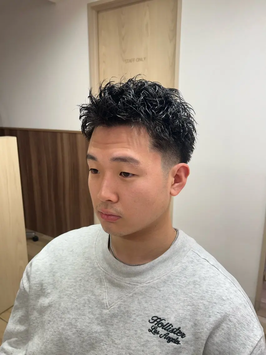メンズ カット パーマ 渡辺 大輝 メンズパーマのヘアスタイル