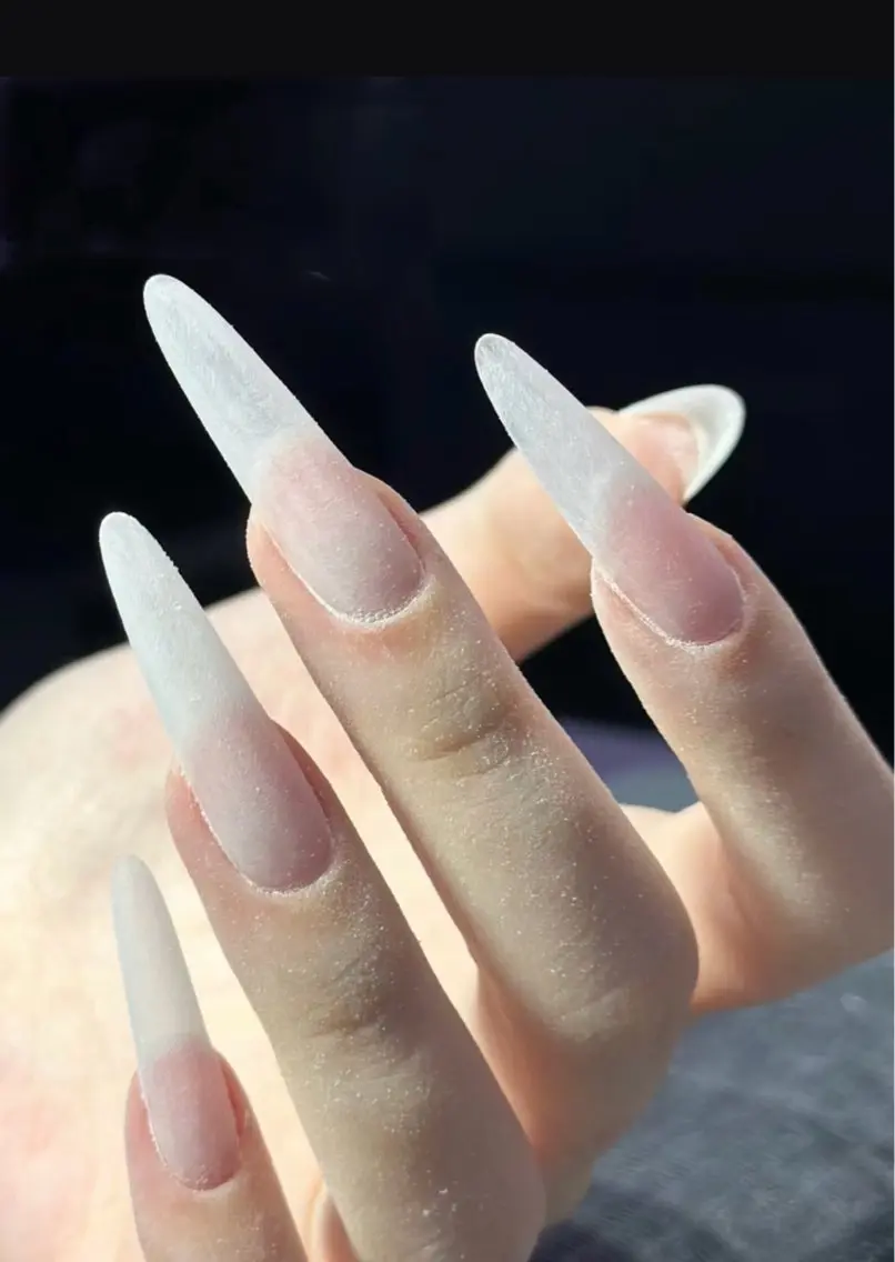 💅✨💓ジェル長さだしオフ甘皮処理+ キューティクルオイル ¥3980の写真