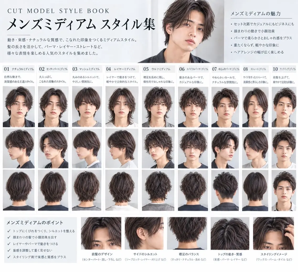 ミディアム メンズ その他 田中 望夢のヘアスタイル