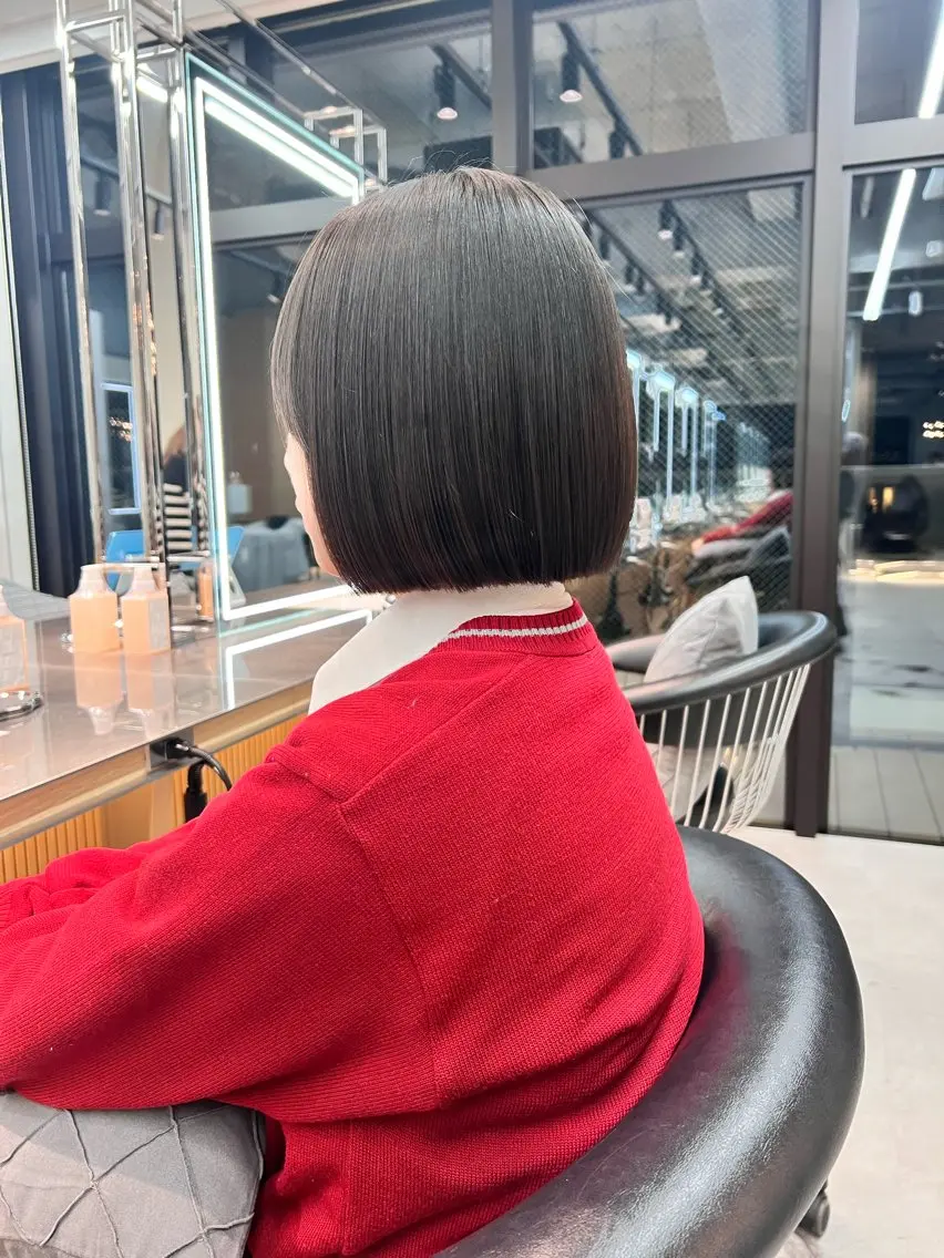 ショート カラー ボブ 似合わせカラー× ウルフカット/ホマレのヘアスタイル