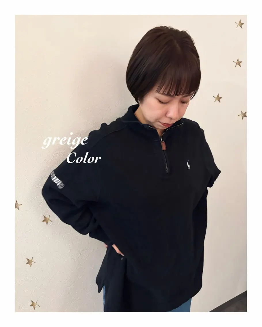 ショート カラー カット ヘアカラー 市川 千夏のヘアスタイル