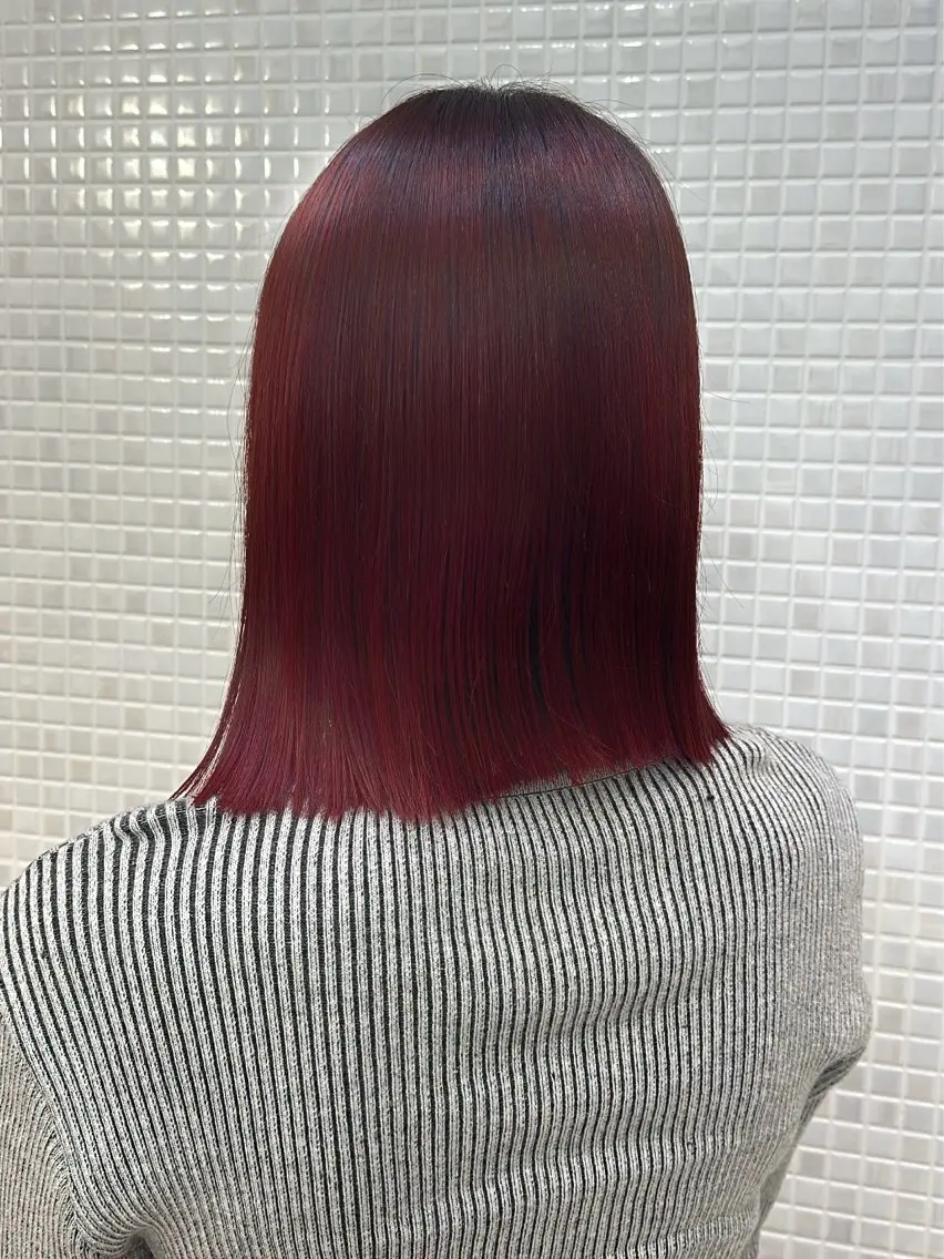ミディアム カラー 髪質改善・艶髪カラー 🌷miku🌷のヘアスタイル