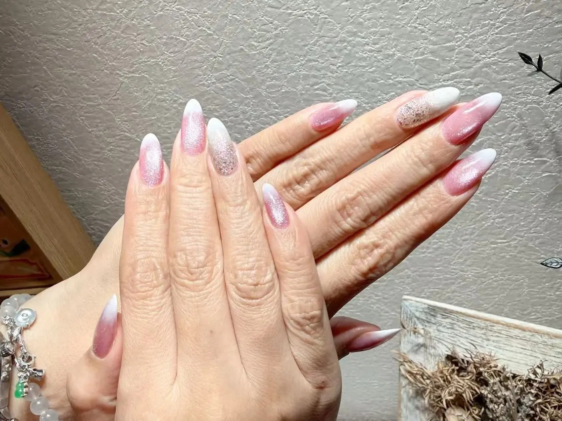 ネイル アートネイル フットネイル ジェルネイル ハート マグネットネイル Babarla Nailのネイルデザイン