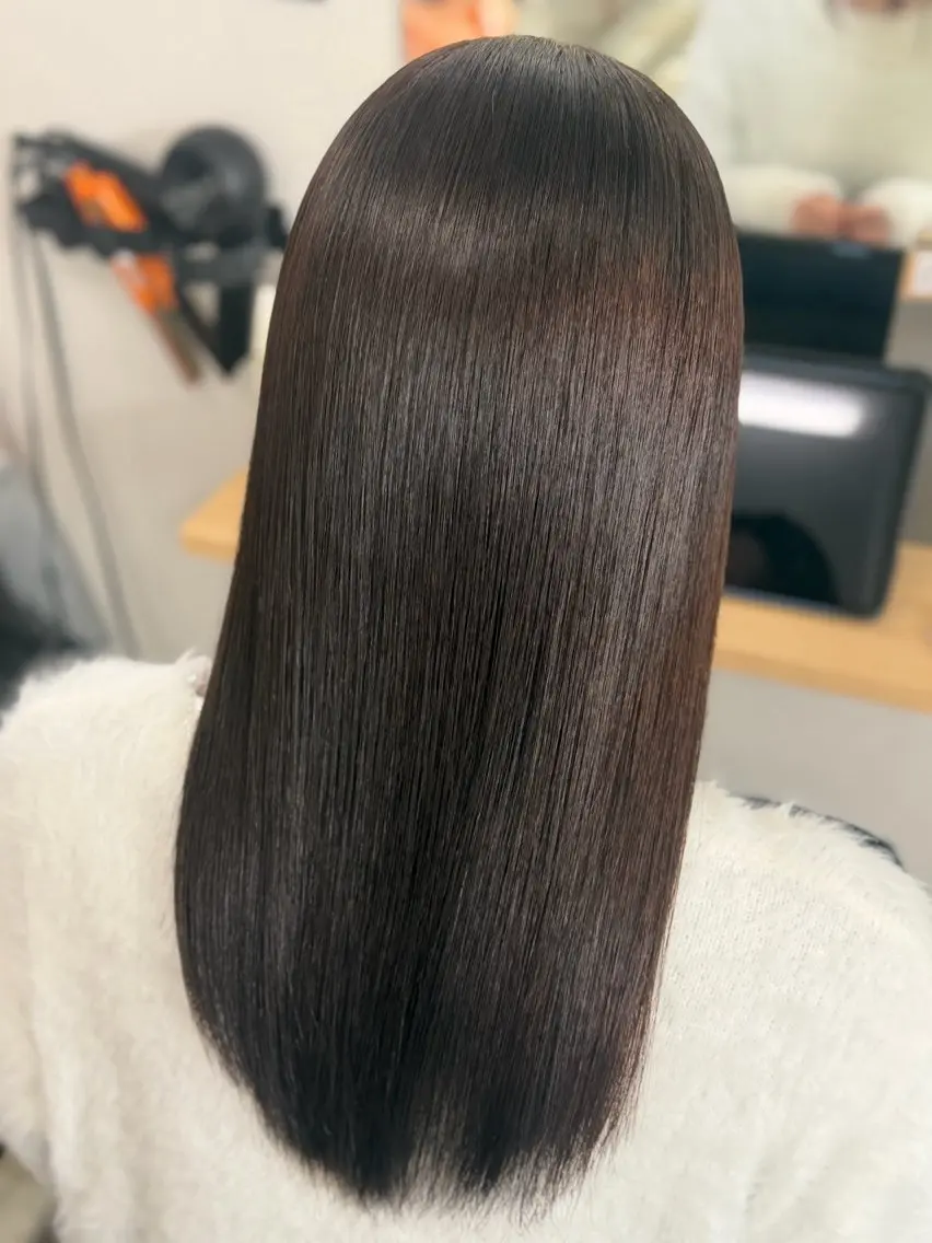 ロング カット トリートメント 髪質改善🪽 森川☜⁠ ☜⁠ のヘアスタイル