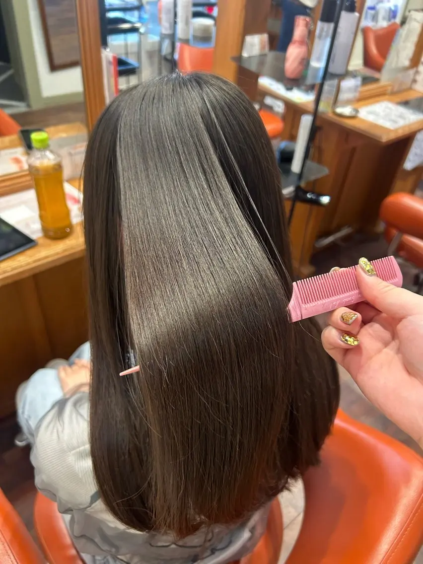 ロング 髪質改善 縮毛矯正 金森 有希のヘアスタイル